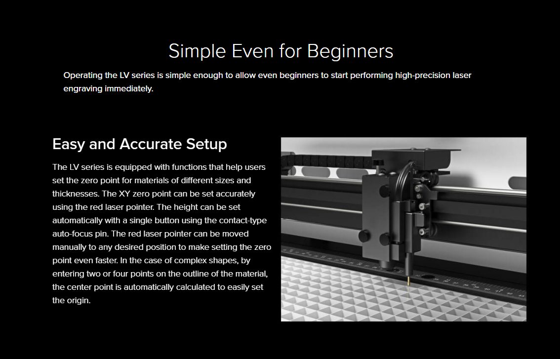 LV Series Laser Engravers